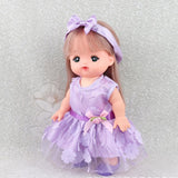 Maxbell Lovely Sleeveless Dress Hairband for 25cm Mellchan Dolls Clothes Accessories - Aladdin Shoppers