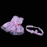 Maxbell Lovely Sleeveless Dress Hairband for 25cm Mellchan Dolls Clothes Accessories - Aladdin Shoppers