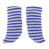 Maxbell Lovely Striped Socks Clothes for OB11 Obitsu11 Dolls Accessories Blue - Aladdin Shoppers