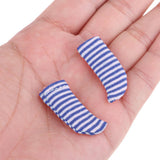 Maxbell Lovely Striped Socks Clothes for OB11 Obitsu11 Dolls Accessories Blue - Aladdin Shoppers