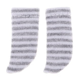 Maxbell Lovely Striped Socks Clothes for OB11 Obitsu11 Dolls Accessories Gray - Aladdin Shoppers