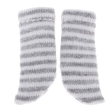 Maxbell Lovely Striped Socks Clothes for OB11 Obitsu11 Dolls Accessories Gray - Aladdin Shoppers