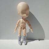 Maxbell Lovely Striped Socks Clothes for OB11 Obitsu11 Dolls Accessories Yellow - Aladdin Shoppers