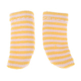 Maxbell Lovely Striped Socks Clothes for OB11 Obitsu11 Dolls Accessories Yellow - Aladdin Shoppers