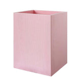 Maxbell Lovely Wooden Tabletop Storage Box Pen Container Brush Pot Pink Square - Aladdin Shoppers