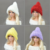 Maxbell Lovely Wool Knitted Beanie Hat Ski Cap For 12inch Doll Winter Outfits Blue - Aladdin Shoppers