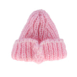 Maxbell Lovely Wool Knitted Beanie Hat Ski Cap For 12inch Doll Winter Outfits Pink - Aladdin Shoppers