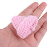 Maxbell Lovely Wool Knitted Beanie Hat Ski Cap For 12inch Doll Winter Outfits Pink - Aladdin Shoppers