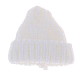 Maxbell Lovely Wool Knitted Beanie Hat Ski Cap For 12inch Doll Winter Outfits White