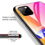 Maxbell Luxury Glass NEVER GIVE UP BE YOURSELF Phone Cover for iPhone 11 6.1inch - Aladdin Shoppers