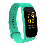 Maxbell M6 Smart Color Screen Bluetooth Bracelet Heart Rate Blood Pressure Green - Aladdin Shoppers