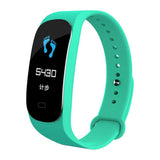 Maxbell M6 Smart Color Screen Bluetooth Bracelet Heart Rate Blood Pressure Green - Aladdin Shoppers