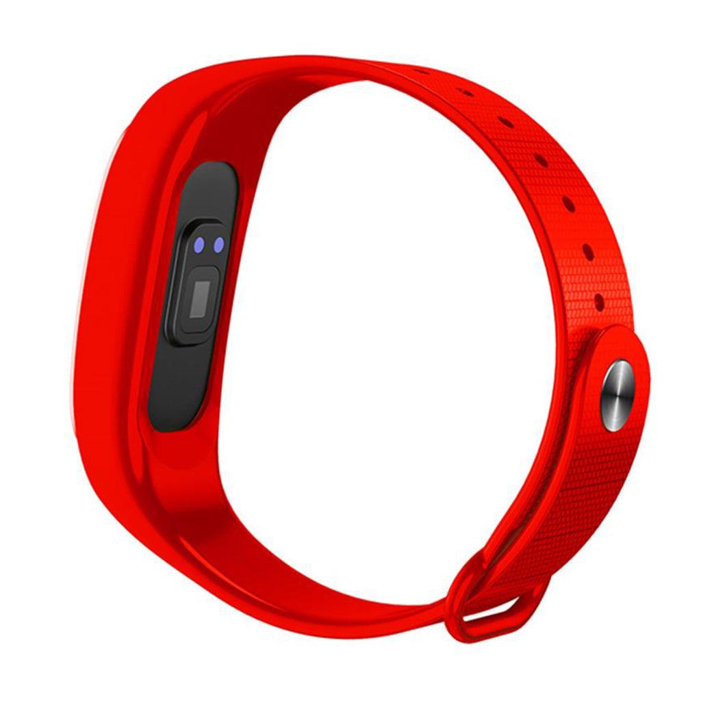 Maxbell M6 Smart Color Screen Bluetooth Bracelet Heart Rate Blood Pressure Red - Aladdin Shoppers