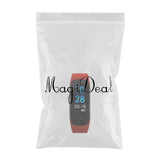 Maxbell M6 Smart Color Screen Bluetooth Bracelet Heart Rate Blood Pressure Red - Aladdin Shoppers