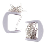 Maxbell Magnetic Silicone Paper Clip Swinging Holder Office Desk Organizer gray - Aladdin Shoppers
