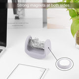 Maxbell Magnetic Silicone Paper Clip Swinging Holder Office Desk Organizer gray - Aladdin Shoppers