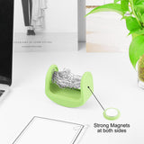 Maxbell Magnetic Silicone Paper Clip Swinging Holder Office Desk Organizer Green - Aladdin Shoppers