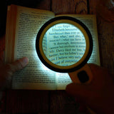 Maxbell Magnification 30X Round Lens Handheld Magnifier Glass for Reading Science - Aladdin Shoppers
