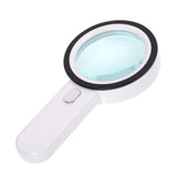 Maxbell Magnification 30X Round Lens Handheld Magnifier Glass White - Aladdin Shoppers