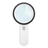 Maxbell Magnification 30X Round Lens Handheld Magnifier Glass White - Aladdin Shoppers