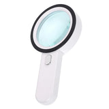 Maxbell Magnification 30X Round Lens Handheld Magnifier Glass White - Aladdin Shoppers
