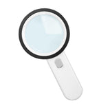 Maxbell Magnification 30X Round Lens Handheld Magnifier Glass White - Aladdin Shoppers