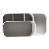 Maxbell Makeup Storage Box Organizer Makeup Display Brush Holder Bathroom Gray - Aladdin Shoppers