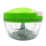 Maxbell Manual Food Grater Vegetable Chopper Hand Pull Cutter Kitchen Gadgets Green - Aladdin Shoppers