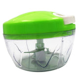 Maxbell Manual Food Grater Vegetable Chopper Hand Pull Cutter Kitchen Gadgets Green - Aladdin Shoppers