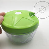 Maxbell Manual Food Grater Vegetable Chopper Hand Pull Cutter Kitchen Gadgets Green - Aladdin Shoppers