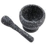 Maxbell Manual Garlic Press Pepper Condiment Bowl Mortar Grinder Base Granite - Aladdin Shoppers
