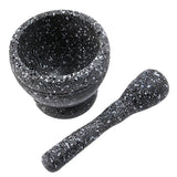 Maxbell Manual Garlic Press Pepper Condiment Bowl Mortar Grinder Base Granite - Aladdin Shoppers