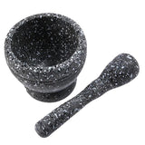 Maxbell Manual Garlic Press Pepper Condiment Bowl Mortar Grinder Base Granite - Aladdin Shoppers