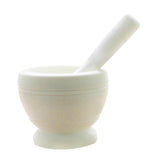 Maxbell Manual Garlic Press Pepper Condiment Bowl Mortar Grinder Base White - Aladdin Shoppers