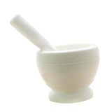 Maxbell Manual Garlic Press Pepper Condiment Bowl Mortar Grinder Base White - Aladdin Shoppers