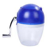 Maxbell Manual Sand Ice Crusher Ice Cream Blender Grinder Chopper Blue - Aladdin Shoppers