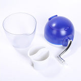Maxbell Manual Sand Ice Crusher Ice Cream Blender Grinder Chopper Blue - Aladdin Shoppers