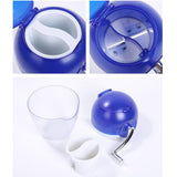 Maxbell Manual Sand Ice Crusher Ice Cream Blender Grinder Chopper Blue - Aladdin Shoppers