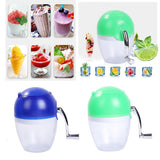 Maxbell Manual Sand Ice Crusher Ice Cream Blender Grinder Chopper Blue - Aladdin Shoppers