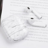 Maxbell Marble Hard Earphone Case Bag Protective Cover Shell For AirPod 1/2 Gen S01 - Aladdin Shoppers