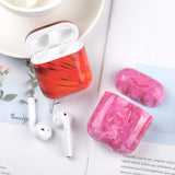 Maxbell Marble-patterned Hard Bluetooth Earphone Dust Proof Cover For Airpods D01 - Aladdin Shoppers