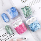 Maxbell Marble-patterned Hard Bluetooth Earphone Dust Proof Cover For Airpods D03 - Aladdin Shoppers