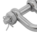 Maxbell Marine Boat Anchor Chain Rigging D Shackle Pin 316 Stainless Steel 7/8in - Aladdin Shoppers