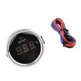 Maxbell Marine Digital Water Level Gauge 0-190ohm 52mm 316L Black Chrome - Aladdin Shoppers