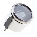 Maxbell Marine Digital Water Level Gauge 0-190ohm 52mm 316L Black Chrome - Aladdin Shoppers