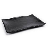 Maxbell Melamine Plates Sushi BBQ Serving Platter Dishes Tray M 33.5x23x3cm - Aladdin Shoppers