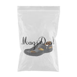 Maxbell Men Breathable Faux Leather Outdoor Non-Slip Beach Shoes Slippers 45 Black - Aladdin Shoppers