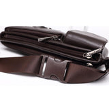 Maxbell Men Leather Pack Pocket Travel Waist Belt Bag Cell Phone Pouch Bag Coffee - Aladdin Shoppers
