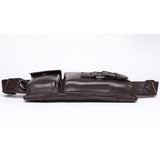 Maxbell Men Leather Pack Pocket Travel Waist Belt Bag Cell Phone Pouch Bag Coffee - Aladdin Shoppers
