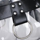 Maxbell Men's Adjustable Leather Body Chest Half Harness Belt O ring Buckle Strap - Aladdin Shoppers